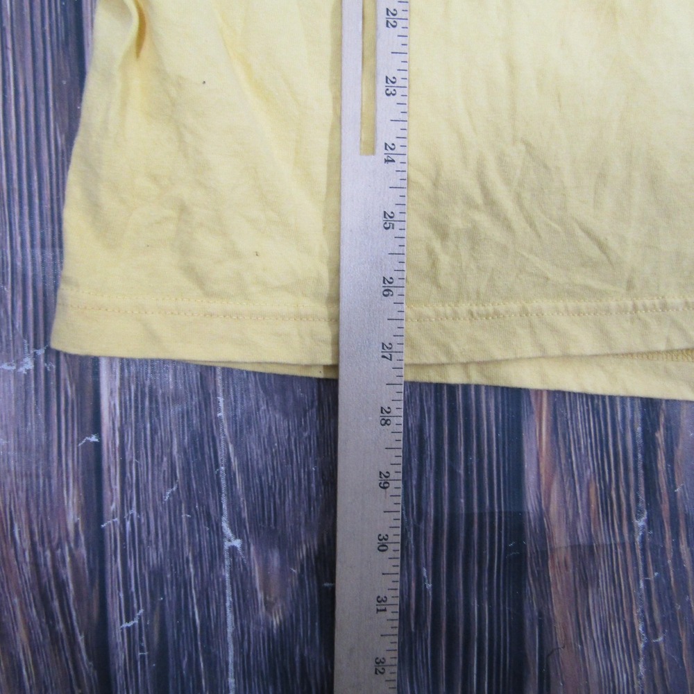 Disney Looney Tunes Shirt Womens XL Yellow Tasmanian Devil Love Graphic Tee - Picture 6 of 6